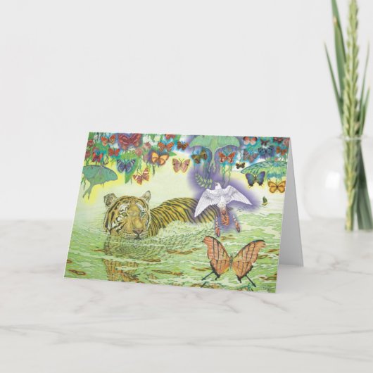 De Kaart van de Vakantie van de vrede (Voorkant)