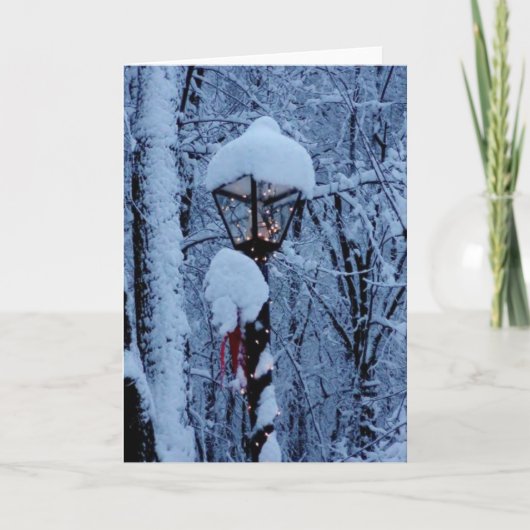 De Kaart van de Vakantie van de winter: De (Voorkant)