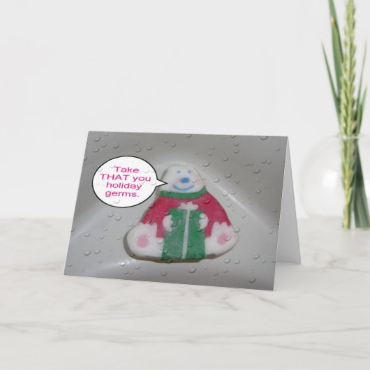 De Kaart van de Vakantie van de zeep (Voorkant)