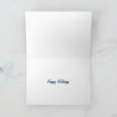 De Kaart van de Vakantie van Emoji van Kerstmis (Binnen)