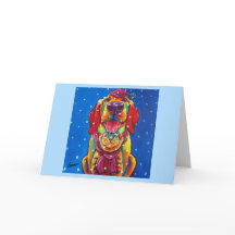 De Kaart van de Vakantie van Furries van de sneeuw