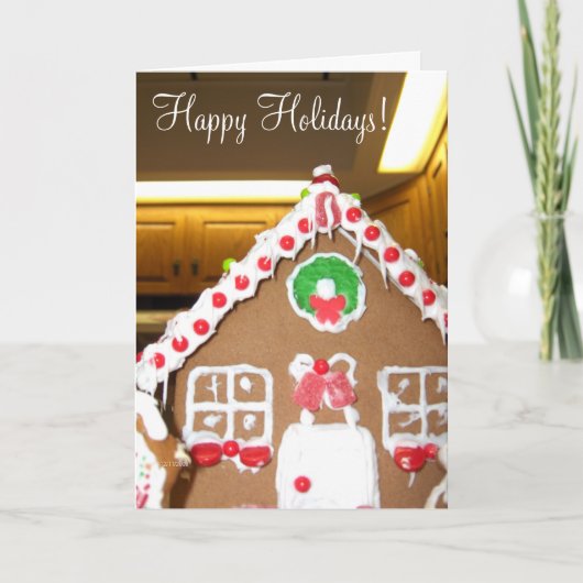 De Kaart van de Vakantie van Gingerbrad (Voorkant)