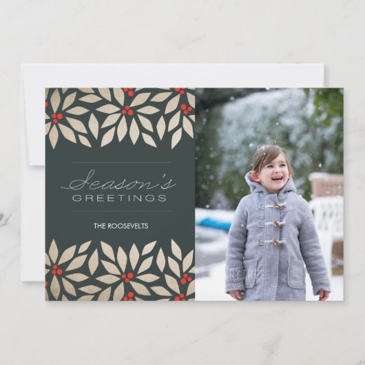 De Kaart van de Vakantie van het Document van de (Voorkant)