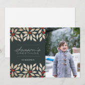 De Kaart van de Vakantie van het Document van de (Voorkant / Achterkant)