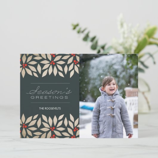 De Kaart van de Vakantie van het Document van de (Staand voorkant)