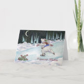 De Kaart van de Vakantie van het Schaats van de (Voorkant)