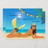 De Kaart van de Vakantie van Kerstmis van het (Voorkant / Achterkant)