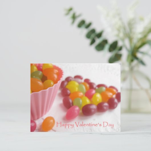 De kaart van de Valentijnsdag (Staand voorkant)