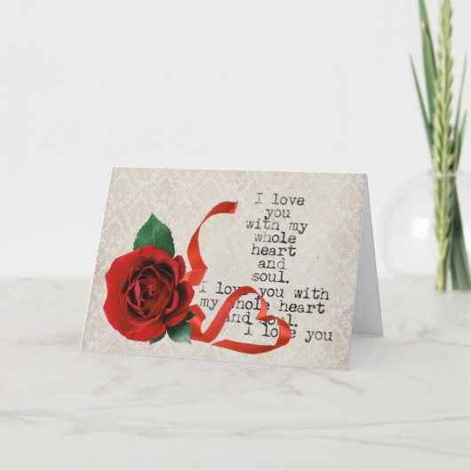 De Kaart van de Valentijnsdag (Voorkant)