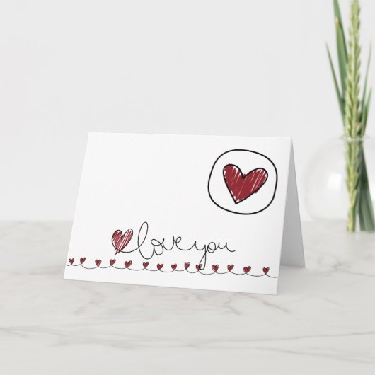 De Kaart van de Valentijnsdag (Voorkant)