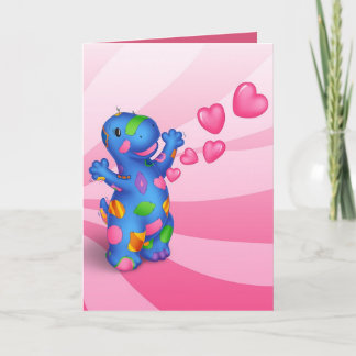 De Kaart van de Valentijnsdag Dino-Buddies™ - Hart