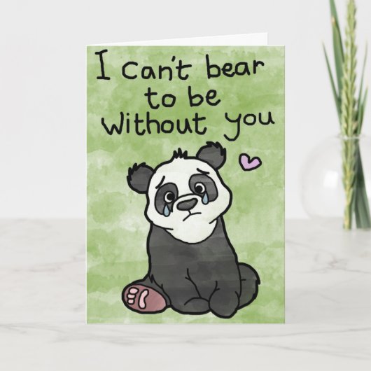 De Kaart van de Valentijnsdag - kan niet dragen om (Voorkant)