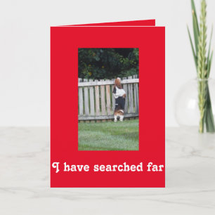 De kaart van de Valentijnsdag van Basset Hound