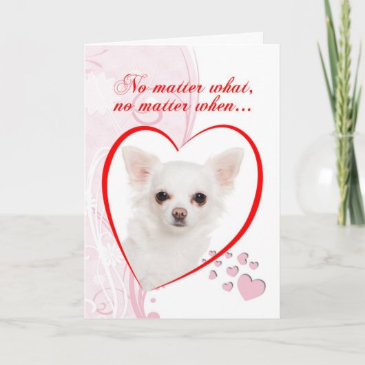 De Kaart van de Valentijnsdag van Chihuahua (Voorkant)