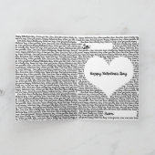 De Kaart van de Valentijnsdag van de chemie (Binnen)