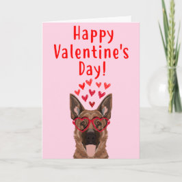 De Kaart van de Valentijnsdag van de Duitse herder