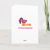 De Kaart van de Valentijnsdag van de eekhoorn (Achterkant)