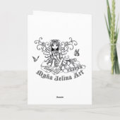 De Kaart van de Valentijnsdag van de Fee van Sasha (Achterkant)