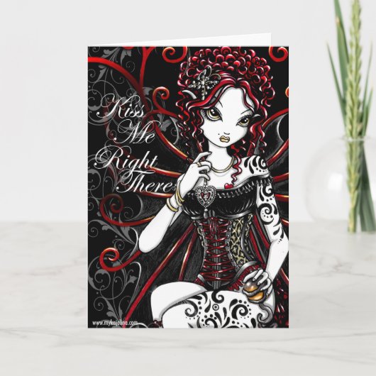 De Kaart van de Valentijnsdag van de Fee van Sasha (Voorkant)