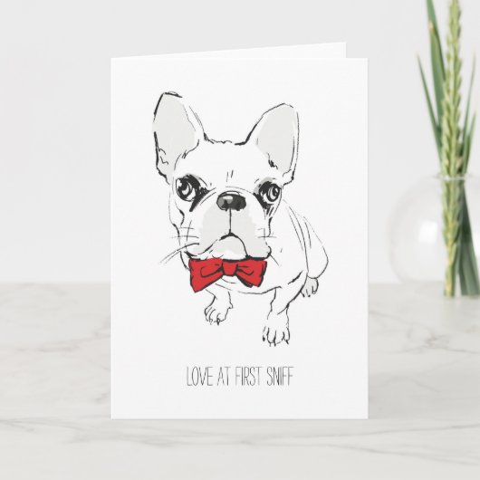 De Kaart van de Valentijnsdag van de "liefde bij (Voorkant)