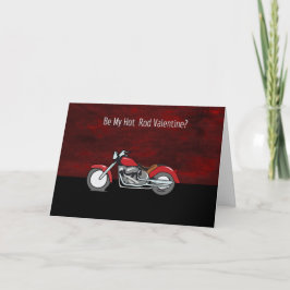 De Kaart van de Valentijnsdag van de motorfiets