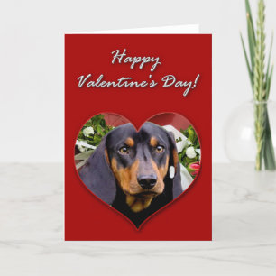 De Kaart van de Valentijnsdag van de tekkel