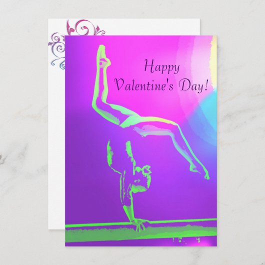 De Kaart van de Valentijnsdag van de turner (Voorkant / Achterkant)