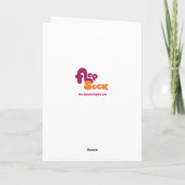 De Kaart van de Valentijnsdag van de Vissen van (Achterkant)