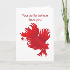 De Kaart van de Valentijnsdag van de Vissen van