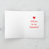 De Kaart van de Valentijnsdag van de wasbeer (Binnen)