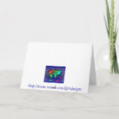 De Kaart van de Valentijnsdag van het Hart van de (Achterkant)