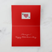 De Kaart van de Valentijnsdag van het Hart van het (Binnen)