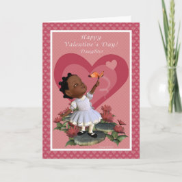 De Kaart van de Valentijnsdag van het Meisje van