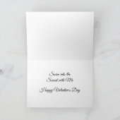 De Kaart van de Valentijnsdag van zwanen (Binnen)