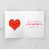 De Kaart van de Valentijnsdag voor Kleinzoon (Binnen)