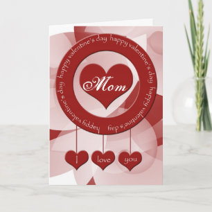 De Kaart van de Valentijnsdag voor Mamma