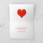 De Kaart van de Valentijnsdag voor Neef en Zijn (Binnen)