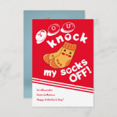 De Kaart van de Valentijnse klas: Je knoopt mijn S (Voorkant / Achterkant)