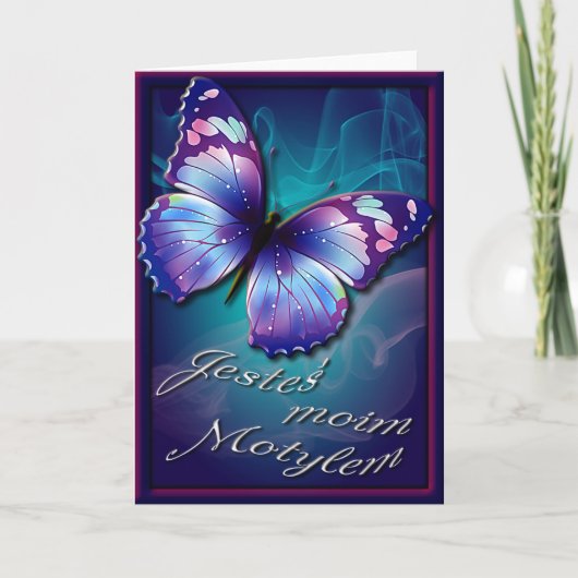 De Kaart van de valentijnskaart in Pools (Voorkant)