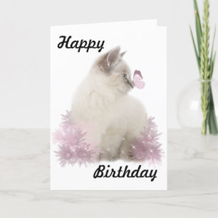 De kaart van de verjaardag