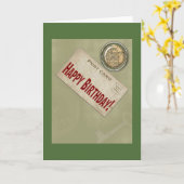 De Kaart van de verjaardag (Gele Bloem)