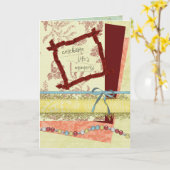 De Kaart van de verjaardag (Gele Bloem)