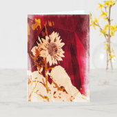 De Kaart van de verjaardag (Gele Bloem)