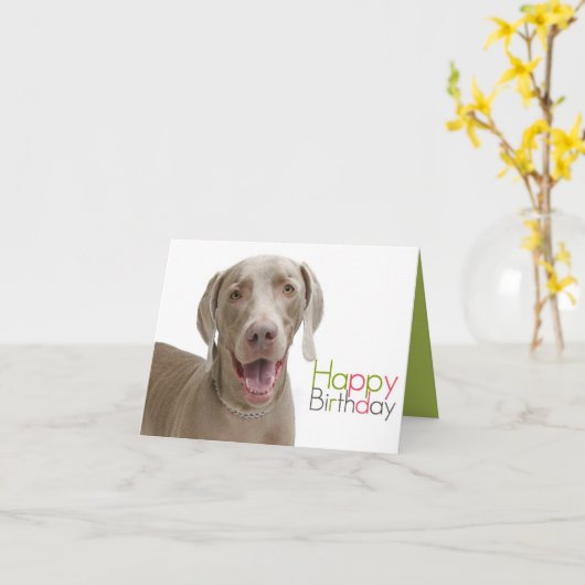 De Kaart van de verjaardag (Gele Bloem)