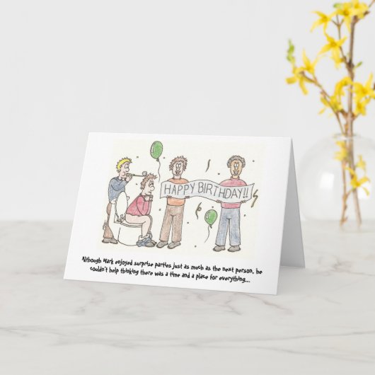 De Kaart van de verjaardag (Gele Bloem)