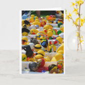 De kaart van de verjaardag (Gele Bloem)