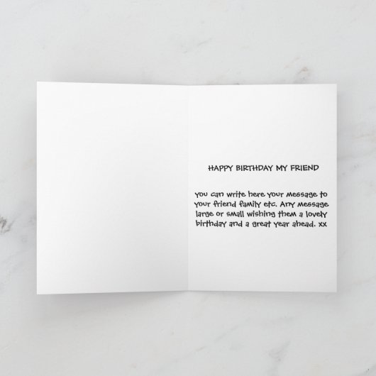 DE KAART VAN DE VERJAARDAG (Binnen)