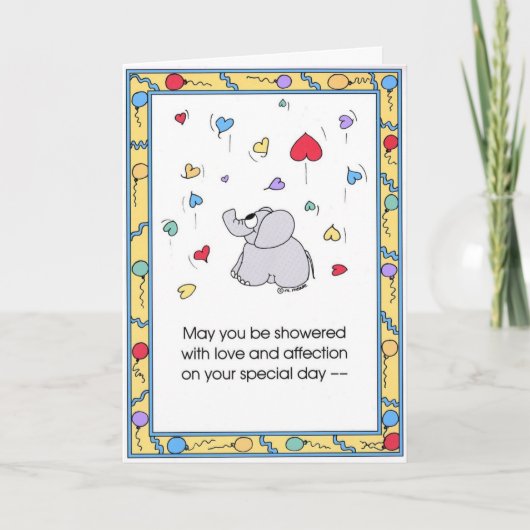 De Kaart van de VERJAARDAG (Voorkant)