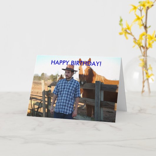 De Kaart van de verjaardag (Gele Bloem)