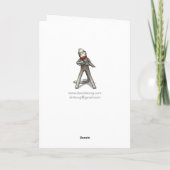 De kaart van de verjaardag, aan aandeel (Achterkant)